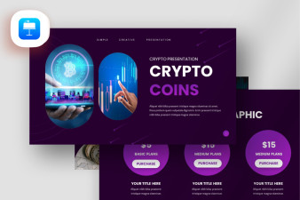 Dark Clean Crypto Keynote Template